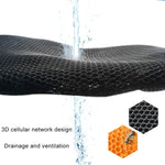 Motorcycle Breathable Sunscreen Double Layer 3D Honeycomb Small Hole Polyester Cushion Mesh, Size: L, Length: 86cm; Width: 51cm, Size: L