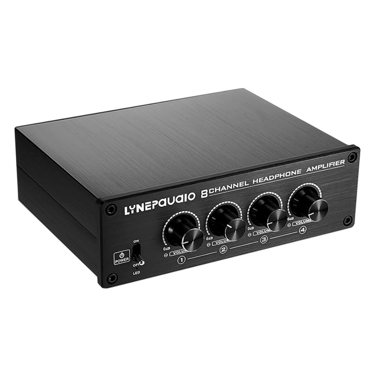 LINEPAUDIO A966 Pro Achtkanal-Kopfhörerverstärker Kopfhörer-Verteiler-Signalverstärker, A966