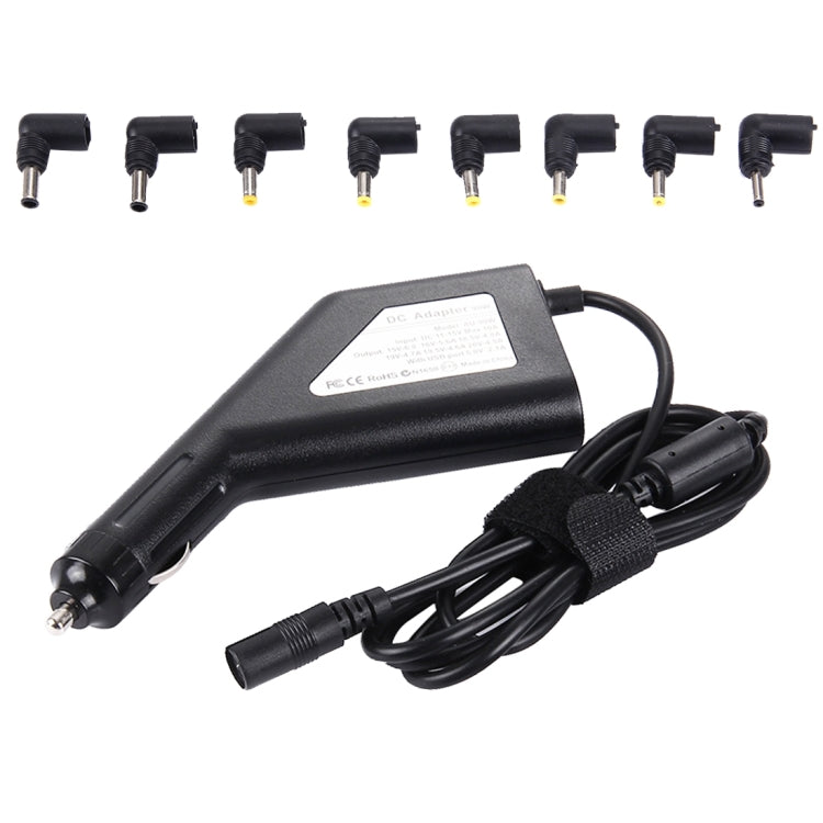 Laptop Notebook Netzteil 90W Universelles Auto-Ladegerät mit 8 Netzadaptern & 1 USB-Anschluss für Samsung, Sony, Asus, Acer, IBM, HP, Lenovo, Auto-Ladegerät