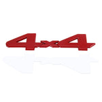 Auto Sticker Metal Fashion Car Stickers Auto Chrome Car Styling-covers Car Personality Accessories, 4X4 Sticker