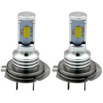 2 PCS H7 72W 1000LM 6000-6500K Super Bright White Light Car Fog LED Bulbs, DC 12-24V, H7