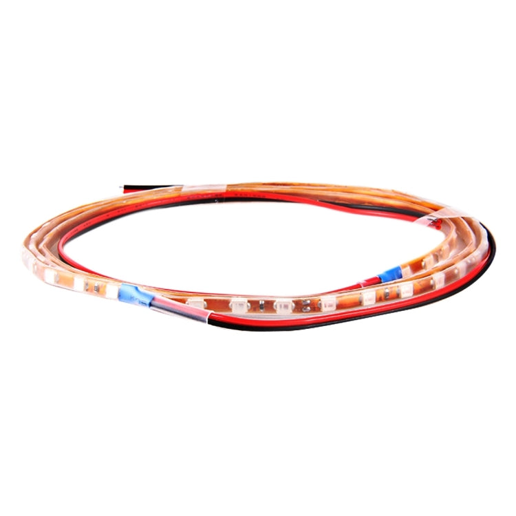 5 PCS 45 LED 3528 SMD Waterproof Flexible Car Strip Light for Car Decoration, DC 12V, Length: 90cm, 90cm+red, 90cm+white, 90cm+yellow, 90cm+pink, 90cm+green, 90cm+ice blue, 90cm+blue