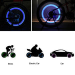 2 Stück Radreifenlampen mit Batterie für Auto / Motorrad / Fahrrad