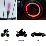 2 Stück Radreifenlampen mit Batterie für Auto / Motorrad / Fahrrad