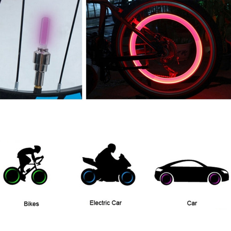 2 Stück Radreifenlampen mit Batterie für Auto / Motorrad / Fahrrad