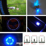 2 Stück Ventilkappen-Licht Radreifenlampen mit Batterie für Auto / Motorrad / Fahrrad