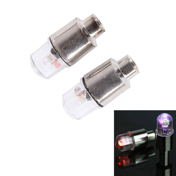 2 Stück Ventilkappen-Licht Radreifenlampen mit Batterie für Auto / Motorrad / Fahrrad