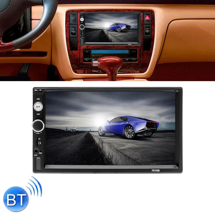 7010B HD 2 DIN 7 Zoll Auto Bluetooth Radio Receiver MP5 Player, unterstützt FM & USB & TF-Karte, 7010B