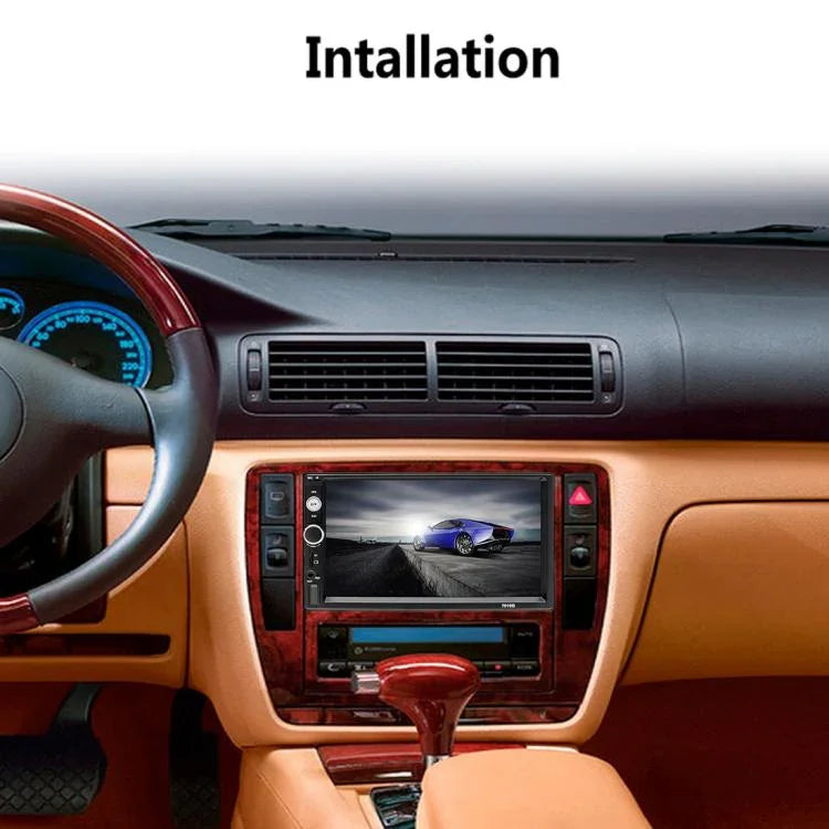7010B HD 2 DIN 7 Zoll Auto Bluetooth Radio Receiver MP5 Player, unterstützt FM & USB & TF-Karte, 7010B