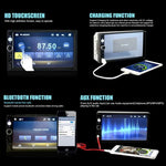 7010B HD 2 DIN 7 Zoll Auto Bluetooth Radio Receiver MP5 Player, unterstützt FM & USB & TF-Karte, 7010B