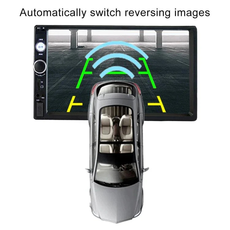 7010B HD 2 DIN 7 Zoll Auto Bluetooth Radio Receiver MP5 Player, unterstützt FM & USB & TF-Karte, 7010B