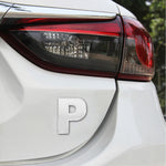 Car Vehicle Badge Emblem 3D English Letter Self-adhesive Sticker Decal, Size: 4.5*4.5*0.5cm, W, B, M, X, C, N, D, O, E, P, F, Q, G, R, H, S, I, T, A, J, U, Y, K, V, Z, L