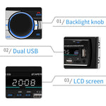SWM-530 12V Universal Auto Doppel-USB-Ladegerät Radio Receiver MP3-Player, unterstützt FM & Bluetooth mit Fernbedienung, SWM-530