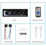 SWM-530 12V Universal Auto Doppel-USB-Ladegerät Radio Receiver MP3-Player, unterstützt FM & Bluetooth mit Fernbedienung, SWM-530