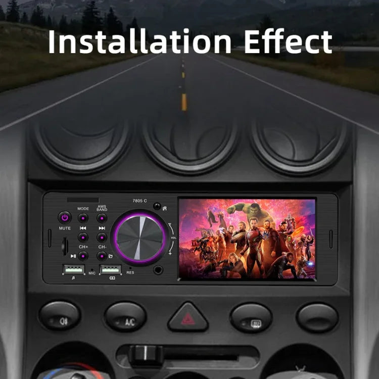 SWM-7805C 4,1 Zoll Touchscreen Universal Autoradio Empfänger MP5 Player, unterstützt FM & Bluetooth & TF-Karte mit Fernbedienung, SWM-7805C