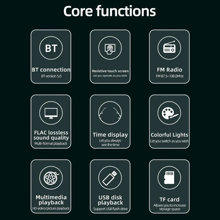 SWM-7805C 4,1 Zoll Touchscreen Universal Autoradio Empfänger MP5 Player, unterstützt FM & Bluetooth & TF-Karte mit Fernbedienung, SWM-7805C