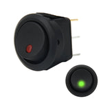 20 Amp 12 Volt Triple Plugs LED ON OFF Rocker Power Switch