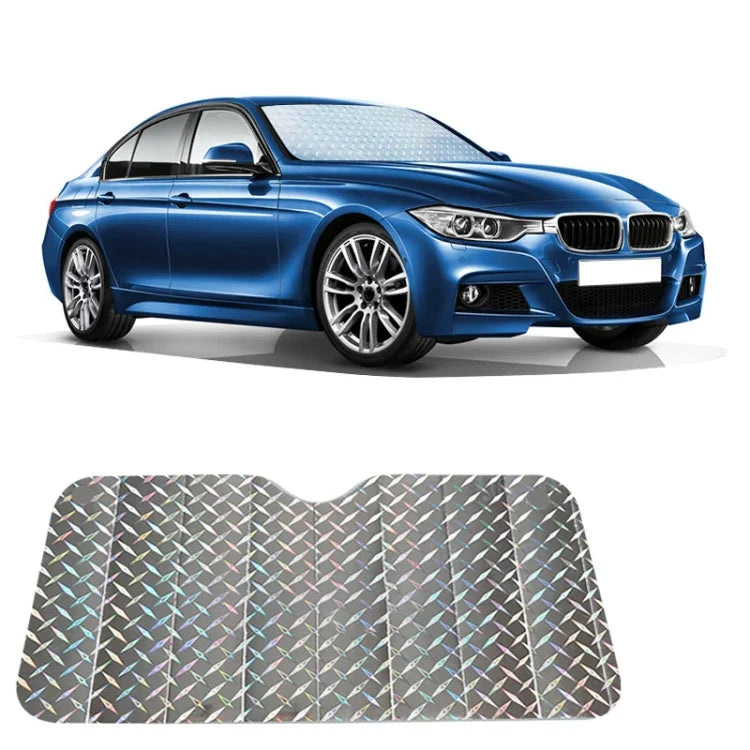 Sonnenblende Drei Fächer Auto Windschutzscheiben-Visierabdeckung Block Frontscheibe Sonnenschutz UV-Schutz, Größe: 140 x 70cm, 140*70cm