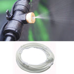 Outdoor Lawn Garden PE Hose Mist Watering Line Misting Cooling System with 16 x Mist Nozzles, Length: 12m, Length: 12m