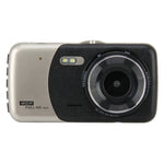 4 Zoll HD-Videoaufzeichnung HD Display Auto-Recorder mit separater F2.0 Kamera, 12 MP 170 Grad Weitwinkel/Rückfahrkamera-Loop-Aufzeichnung/G-Sensor-Aufzeichnung/WDR Full HD/Frontkamera 1080P/Rückkamera 720P/unterstützt 32G TF-Karte, 4 Zoll