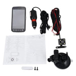 4 Zoll HD-Videoaufzeichnung HD Display Auto-Recorder mit separater F2.0 Kamera, 12 MP 170 Grad Weitwinkel/Rückfahrkamera-Loop-Aufzeichnung/G-Sensor-Aufzeichnung/WDR Full HD/Frontkamera 1080P/Rückkamera 720P/unterstützt 32G TF-Karte, 4 Zoll
