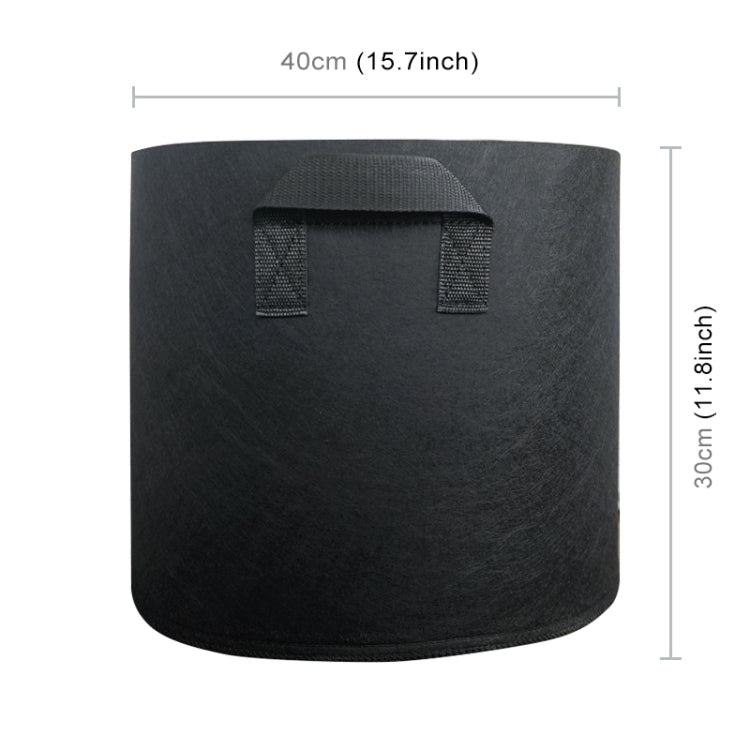 10 Gallonen Pflanz-Grow-Bag Verdickter Vlies-Belüftungstopf mit Griff, 10 Gallonen