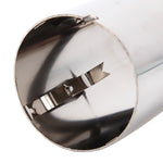 2 PCS Car Styling Stainless Steel Exhaust Tail Muffler Tip Pipe for VW Volkswagen 1.4T Swept Volume, 1.4T