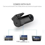 Mini Auto Dashcam WiFi Monitor Full HD Dashcam Videorecorder Camcorder Bewegungserkennung, unterstützt TF-Karte & Android & IOS, K602