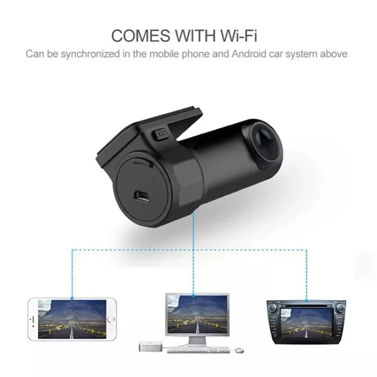 Mini Auto Dashcam WiFi Monitor Full HD Dashcam Videorecorder Camcorder Bewegungserkennung, unterstützt TF-Karte & Android & IOS, K602