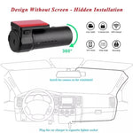 Mini Auto Dashcam WiFi Monitor Full HD Dashcam Videorecorder Camcorder Bewegungserkennung, unterstützt TF-Karte & Android & IOS, K602