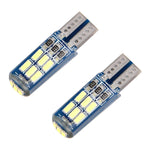 2 PCS T10/W5W/194/168/501 1.3W 9 LEDs SMD 4014 80 LM 7500K Car Reading Lamp Clearance Light, DC 12V(Cool White Light), 2 PCS 1.3W 9 LEDs