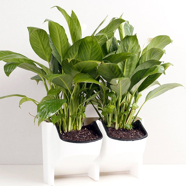 PP Pflanzgefäß Blumentopf Wandbehang Garten Hängend Stapelbar Gartenbedarf