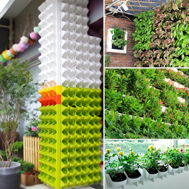 PP Pflanzgefäß Blumentopf Wandbehang Garten Hängend Stapelbar Gartenbedarf