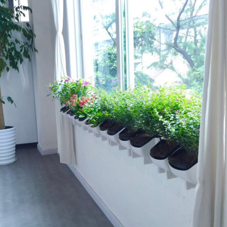 PP Pflanzgefäß Blumentopf Wandbehang Garten Hängend Stapelbar Gartenbedarf