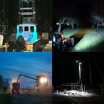 DC 10-30V 18W 2300LM 6500K Waterproof Vehicle Car Boat Marine External Work Lights Emergency Lights 30 Degrees Adjustable Spot Light LED Car Bulbs with 6 Intense CREE LED Lights, Spot Light+18W