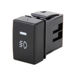 Car Fog Light 5 Pin On-Off Button Switch with Cable for Honda Fit, with Cable