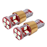2 Stück T10 3W Konstantstrom-Positionsleuchten für Fahrzeuge mit 12 SMD-3030-Lampen, DC 9-18V, 12 SMD-3030-Lampen