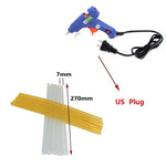 45 in 1 Auto Car Metal PDR Dent Lifter-Glue Puller Tab Hail Removal Paintless Car Dent Repair Tools Kit, with 20W Glue Gun, US Plug or EU Plug, 45 in 1
