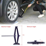 Upright ST-103D Heavy Duty Stabilizer Scissor Jack with Handle Lift Levelers 2000 Pound (1 Ton) Capacity Each - 10 to 35 CM Range, 1T Jack with Handle