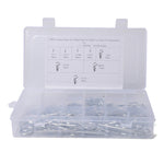 180 PCS Heavy Duty Zinc Plated Cotter R Tractor Clip Pin for Car / Boat / Garages, 180 PCS