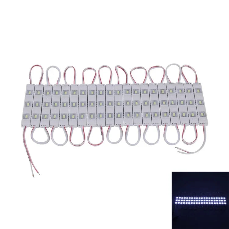 20×1W Werbeschild LED DC 12V 3 SMD-5630-LEDs Modul Wasserdicht Superhelles Licht