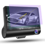 4,0 Zoll IPS-Bildschirm 5,0 Megapixel 170 Grad Weitwinkel Full HD 1080P 3 Kanäle Video Auto DVR, unterstützt Nachtsicht-Fülllicht / Rückfahrvisualisierung / TF-Karte (max. 32 GB) / G-Sensor / Bewegungserkennung, 170 Grad