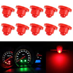 10PCS 2W T4.7 Wedge Instrument Panel LED Light Dashboard Gauge Cluster Indicator Lamp Bulb, 2W  T4.7, 2W T4.7
