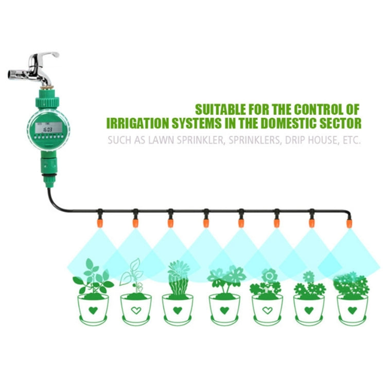 Automatische Bewässerungssteuerung Zeitschaltuhr Garten Wasserzeitschaltuhr Sprinkler Bewässerungssteuerung Bewässerung Zeitschaltuhr Bewässerungs-Kits, Wasserzeitschaltuhr 2