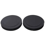 2 PCS Car Sound Insulation Speaker Soundproof Cotton with Self Adhesive Car Sound Insulation Cotton, Outer Diameter : 19.5 cm, Inner Diameter: 14.3 cm, Car Speaker Soundproof Cotton