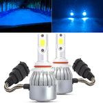 2 PCS 9005 18W 1800 LM 6000K IP68 Casnbus Constant Current Car LED Headlight with 2 COB Lamps, DC 9-36V, 9005