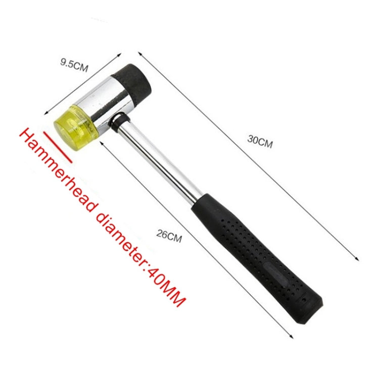 40mm Mini-Hammer mit Stahlgriff und Rundkopf, 40mm
