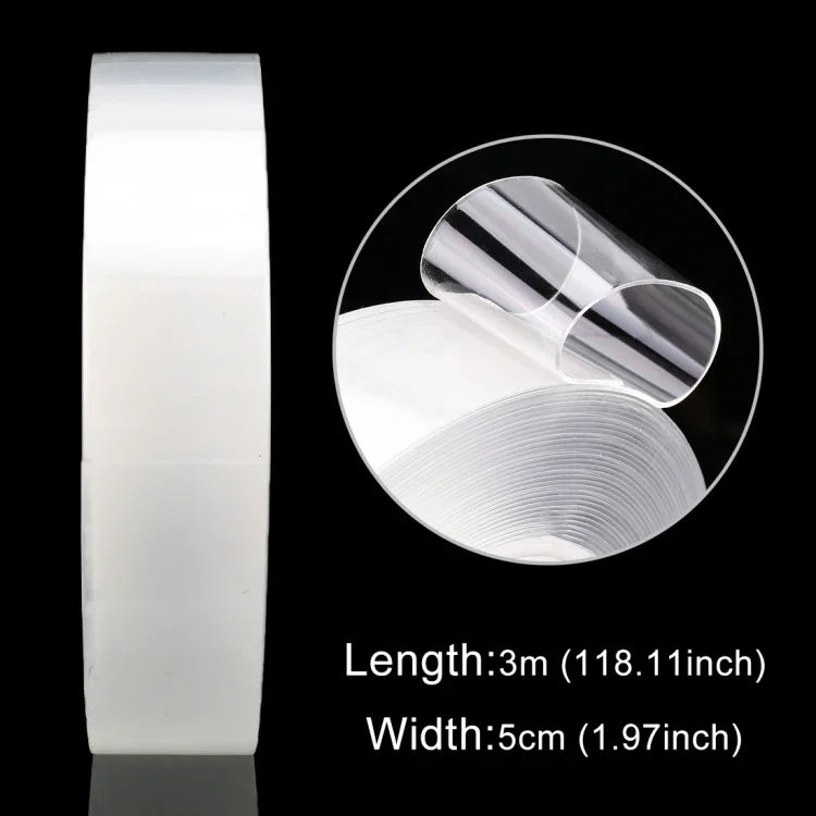 Acrylic Rubber Kitchen and Bathroom Waterproof Moisture-proof Tape Mildew Proof Stickers Size: 5cm x 3m, Thickness: 0.5mm, 5cm x 3m