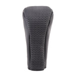 Universal Nonslip Breathable Genuine Leather Car Gear Shift Knob Cover