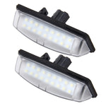 2 PCS License Plate Light with 18  SMD-3528 Lamps for Toyota,2W 120LM,6000K, DC12V(White Light), For Toyota2